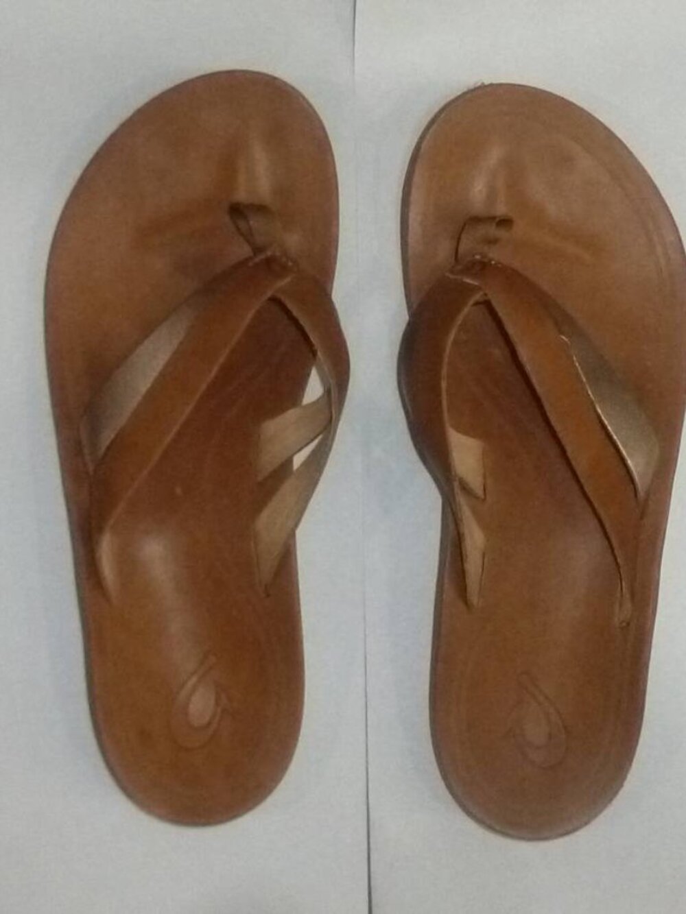 Reef Brown Leather Flip Flops / Sandals / Shoes - Women Sz 8